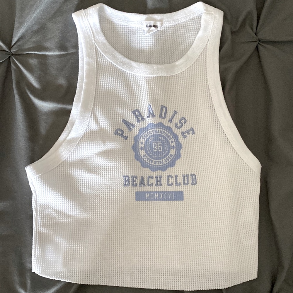 Paradise High neck tank top